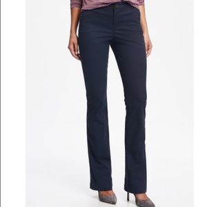 Navy blue bootcut pants